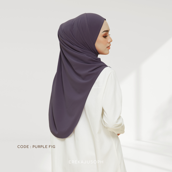 ROSY (INSTANT SHAWL) - PURPLE FIG