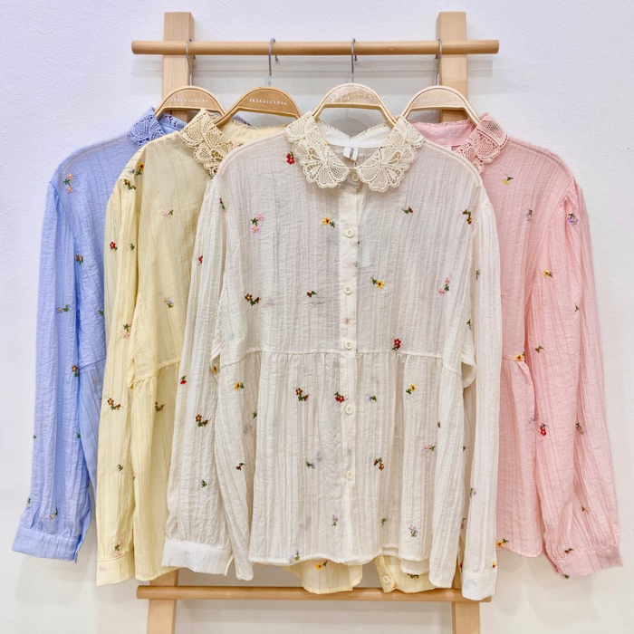 EMBROIDERED TOPS