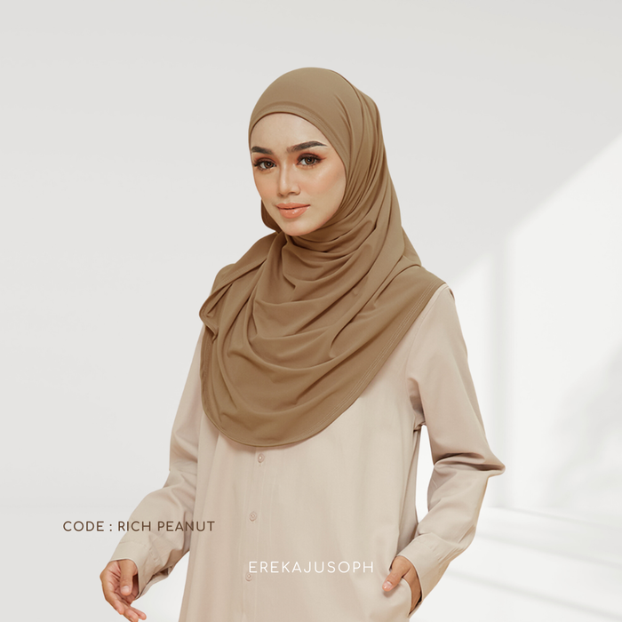 ROSY (INSTANT SHAWL) - RICH PEANUT