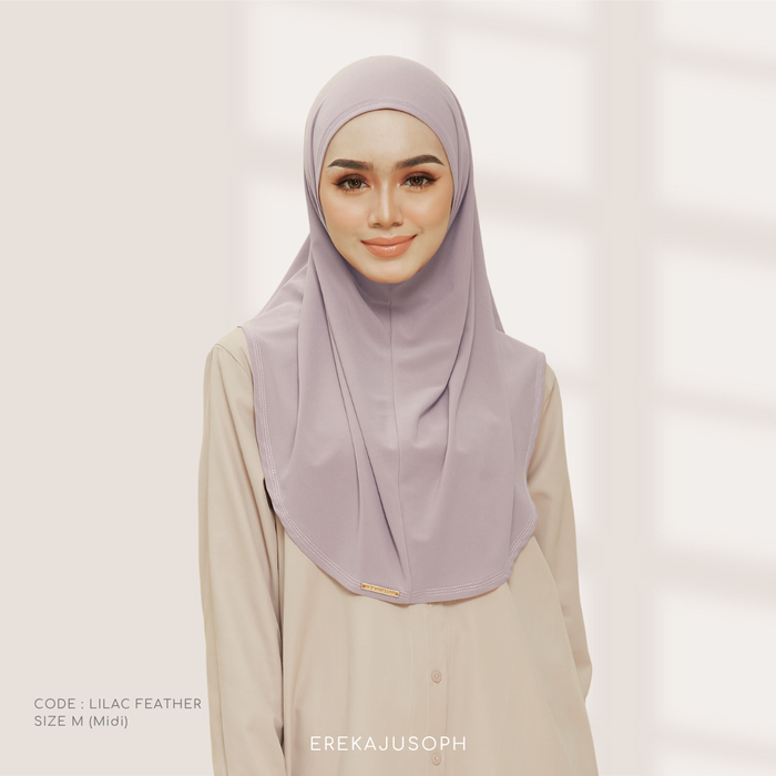 RORY (SARONG) - LILAC FEATHER