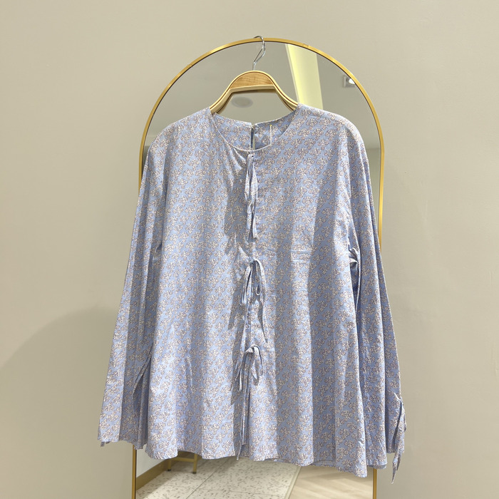 AGNES TOP -  BLUE