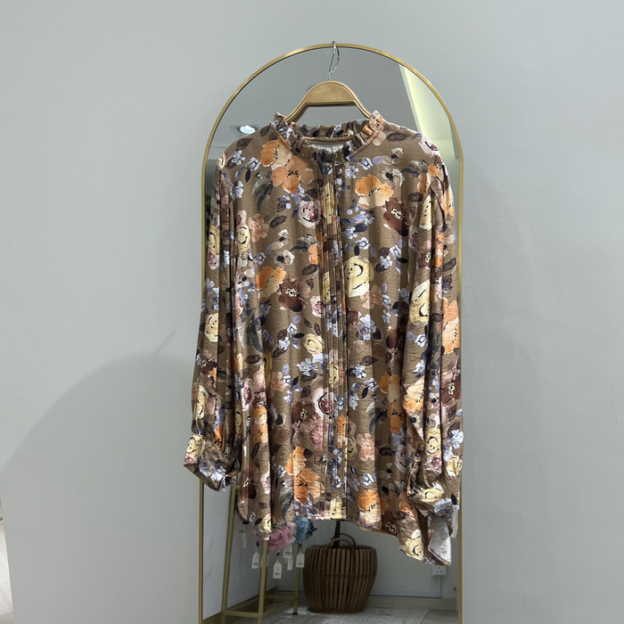 FAREEN TOP - BROWN