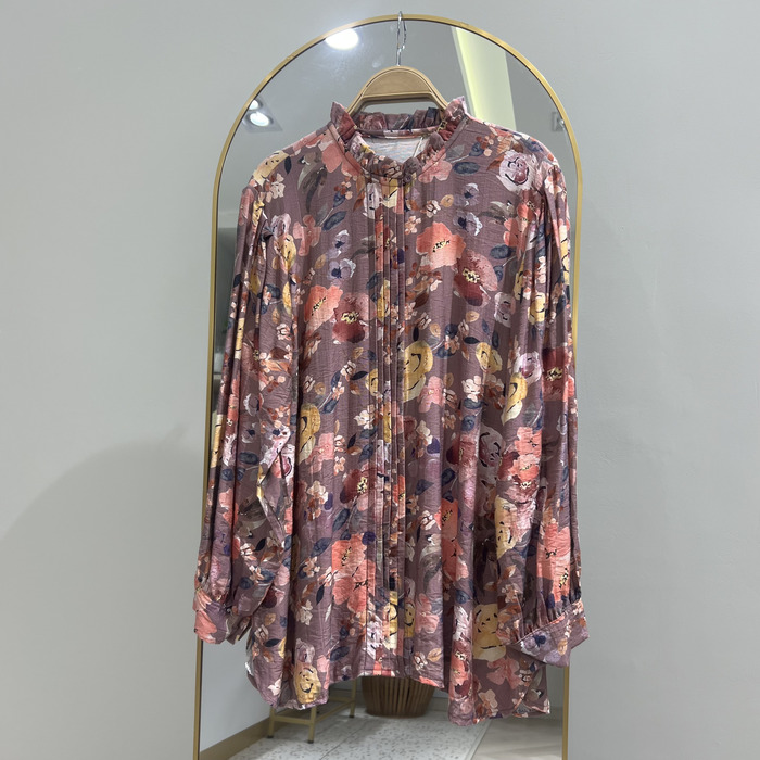 FAREEN TOP - DUSTY PURPLE