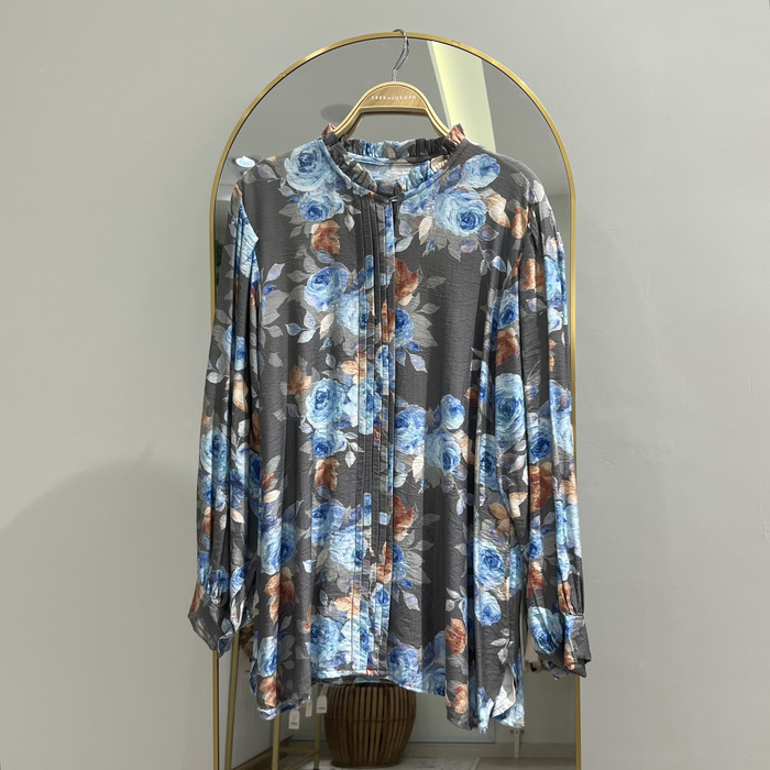 FAREEN TOP - GREY
