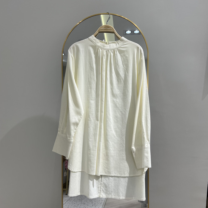 LEONA TOP - CREAMISH