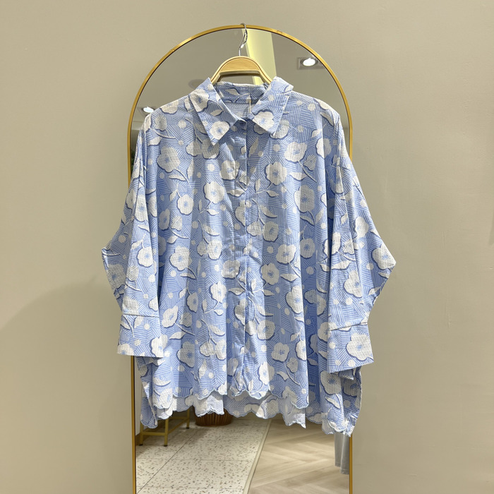 MOLLIE TOP - BLUE