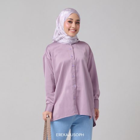 TYRA TOP - DUSTY PURPLE