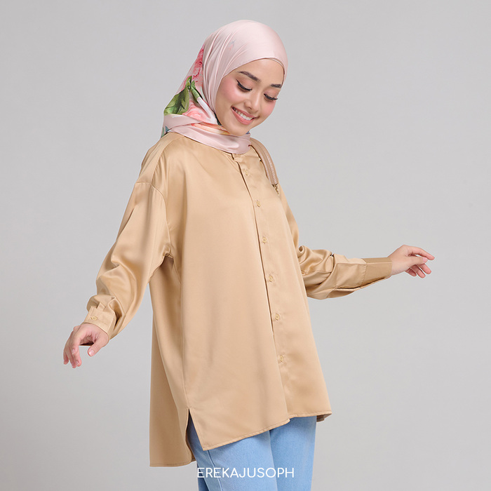 TYRA TOP - GOLDISH BROWN