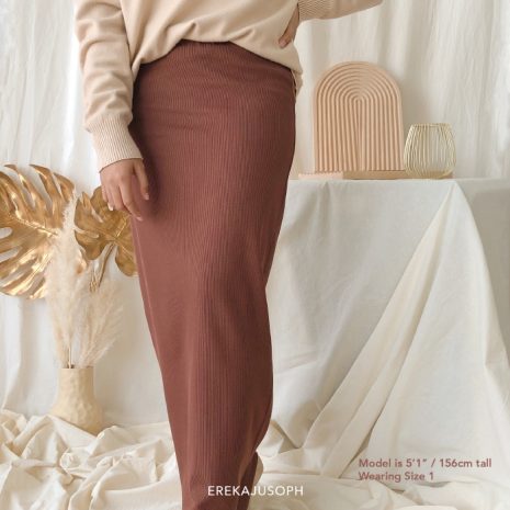 MARLINE SKIRT - ROYCE MOCHA (SIZE ONE)