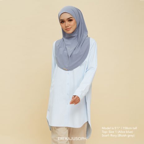 ALYSAA TOP - ALICE BLUE