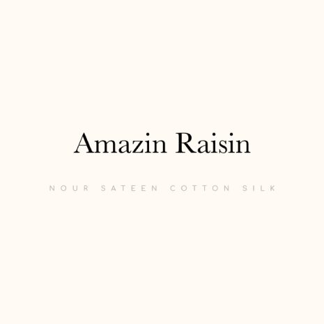 NOUR SHAWL - AMAZIN RAISIN