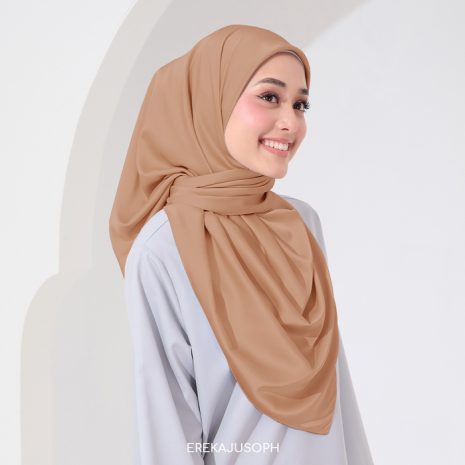 ESTELLA SATIN SQUARE - BAKERY BROWN 