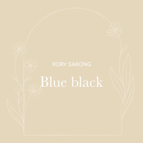 RORY (SARONG) - BLUE BLACK