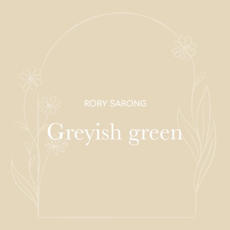 RORY (SARONG) - GREYISH GREEN