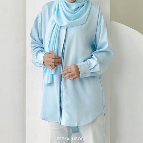 JULIA TOP - ICE BLUE