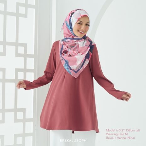 HEA BLOUSE - KIDNEY BEAN
