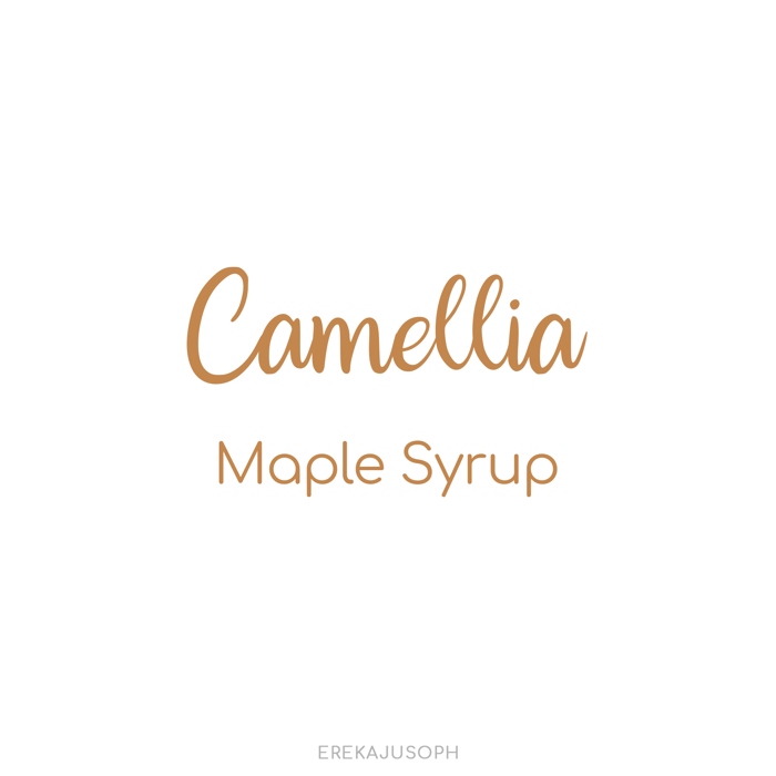 CAMELLIA - MAPLE SYRUP