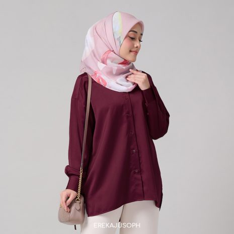 TYRA TOP - MAROON