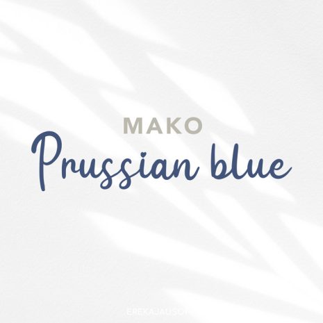 MAKO TOP - PRUSSIAN BLUE