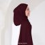 MARSHA SATIN SHAWL - SEXY BURGUNDY
