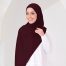 MARSHA SATIN SHAWL - SEXY BURGUNDY