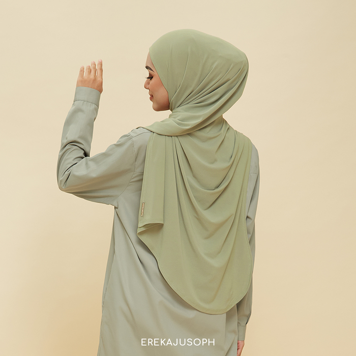 ORKED INSTANT SHAWL PLAIN - RUSSIAN OLIVE