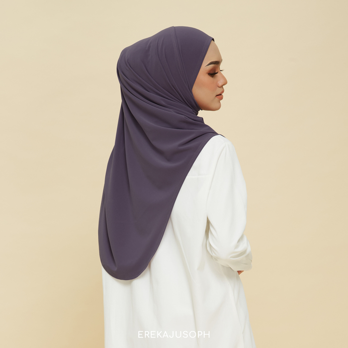 ELZA INSTANT SHAWL - PEARL WHITE